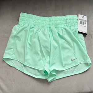 Nike Women's Light Green Athletic Shorts